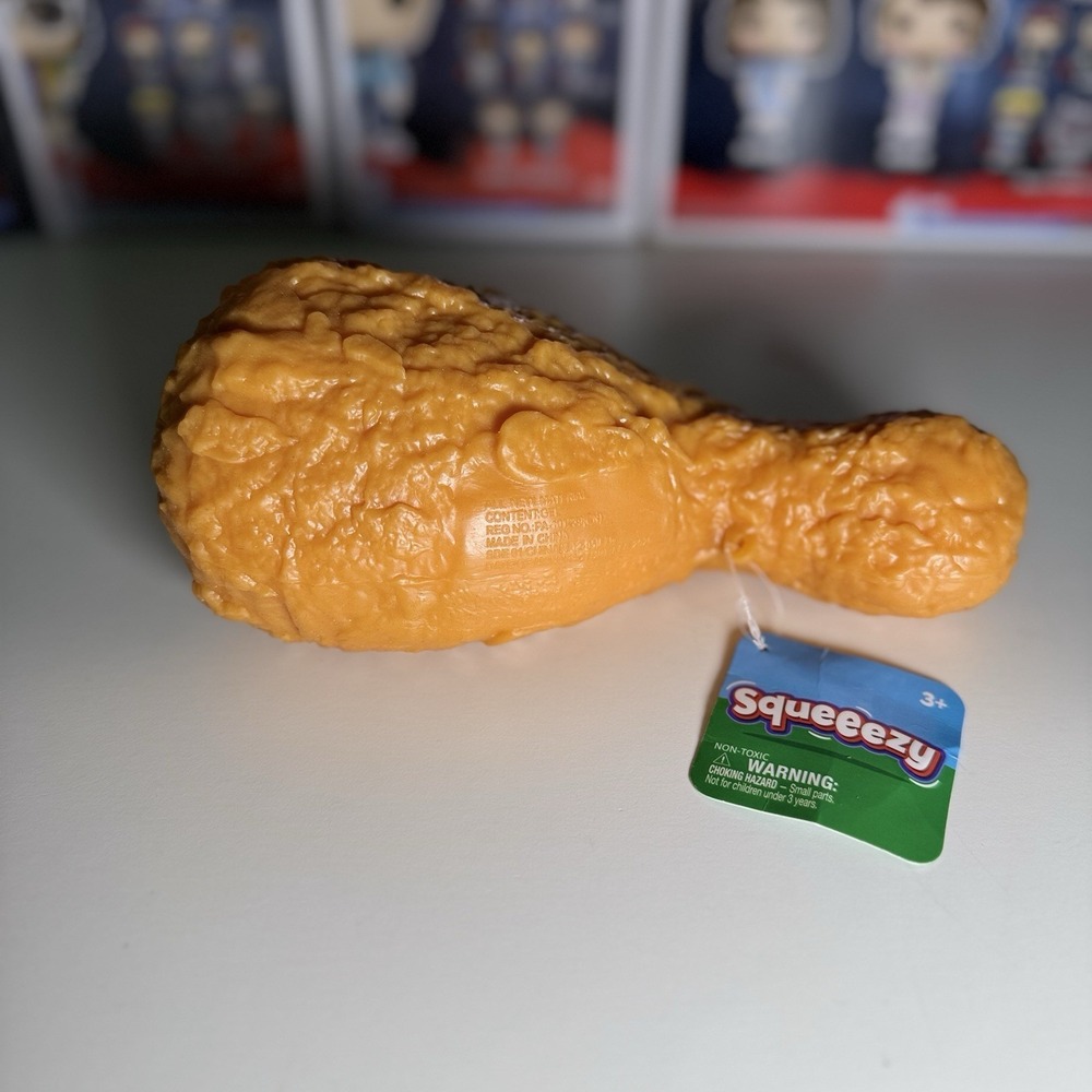 Sunny Days Squeeezy Squeeze Fried Chicken Leg Squishy Jumbo Size